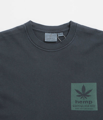 Gramicci Hemp T-Shirt in Navy Pigment