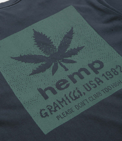 Gramicci Hemp T-Shirt in Navy Pigment