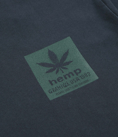 Gramicci Hemp T-Shirt in Navy Pigment