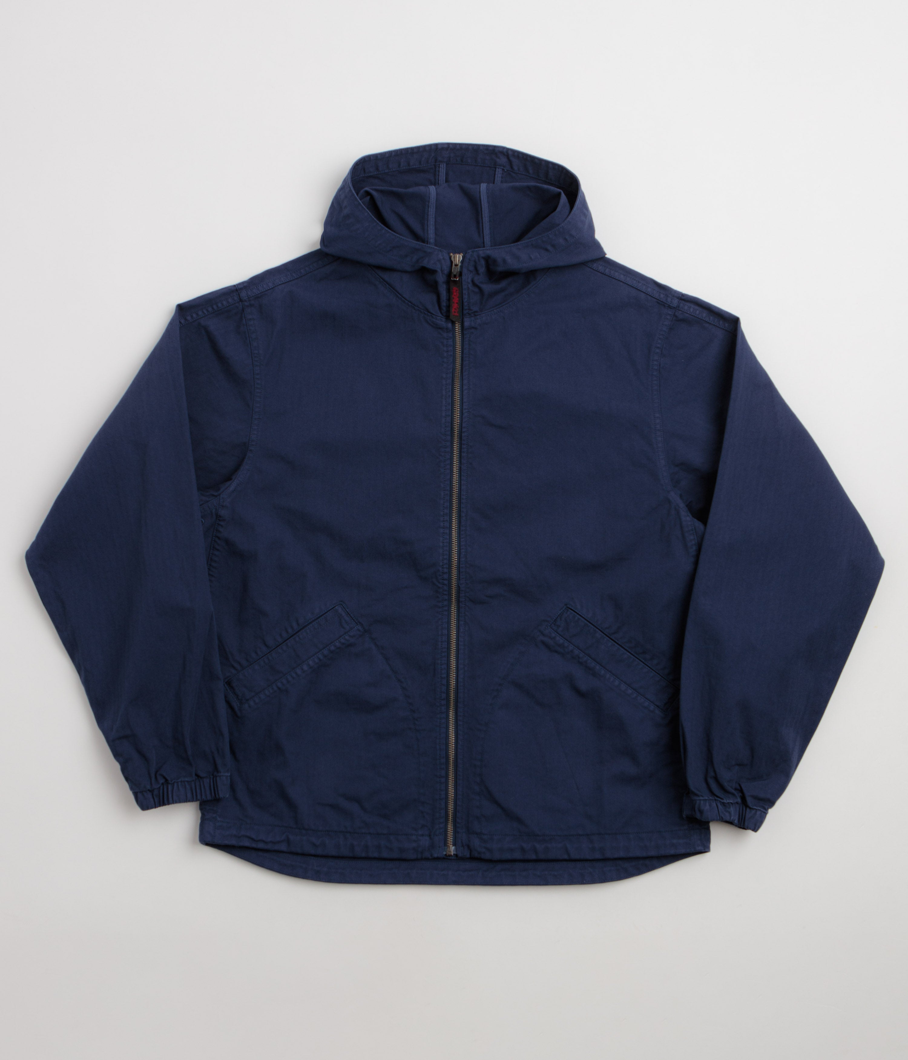 Gramicci Herringbone Hooded Jacket - Navy