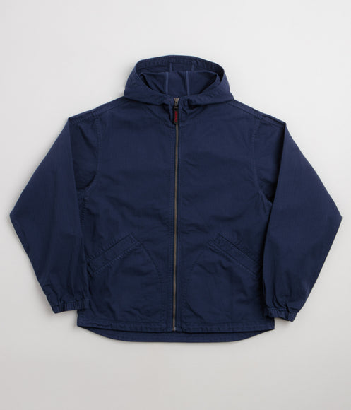 Gramicci Herringbone Hooded Jacket - Navy