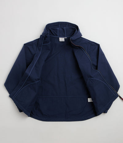 Gramicci Herringbone Hooded Jacket - Navy