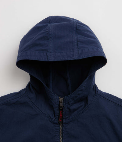Gramicci Herringbone Hooded Jacket - Navy