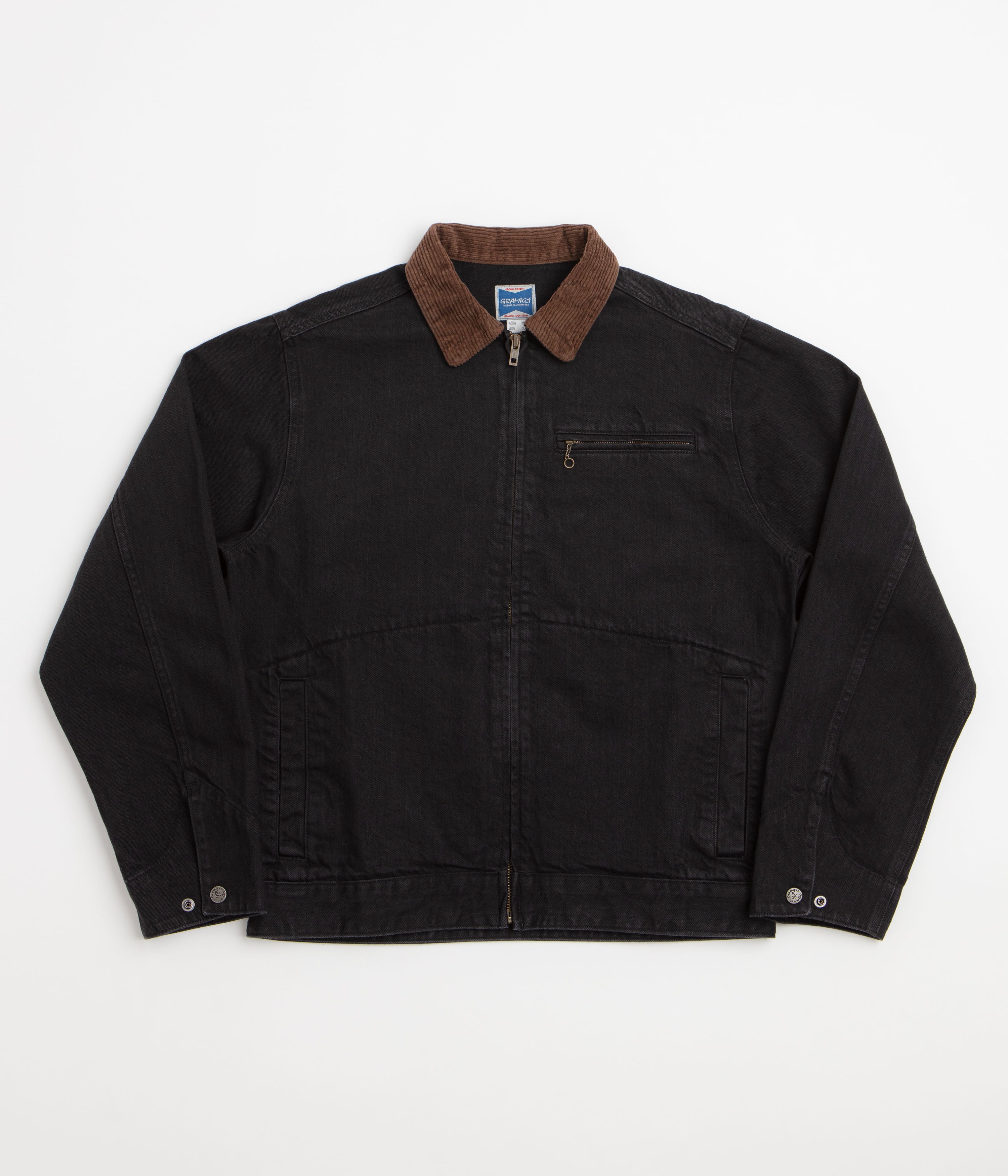 Gramicci Japanese Denim Trucker Jacket - True Black