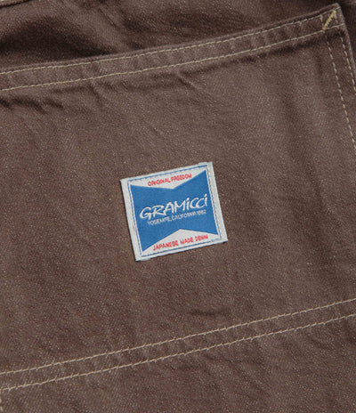 Gramicci Japanese Slub Denim Pants in Amber