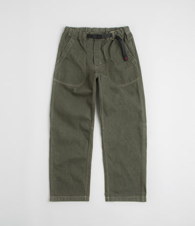 Gramicci Japanese Slub Denim Pants - Dark Sage