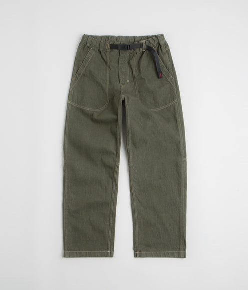Gramicci Japanese Slub Denim Pants - Dark Sage