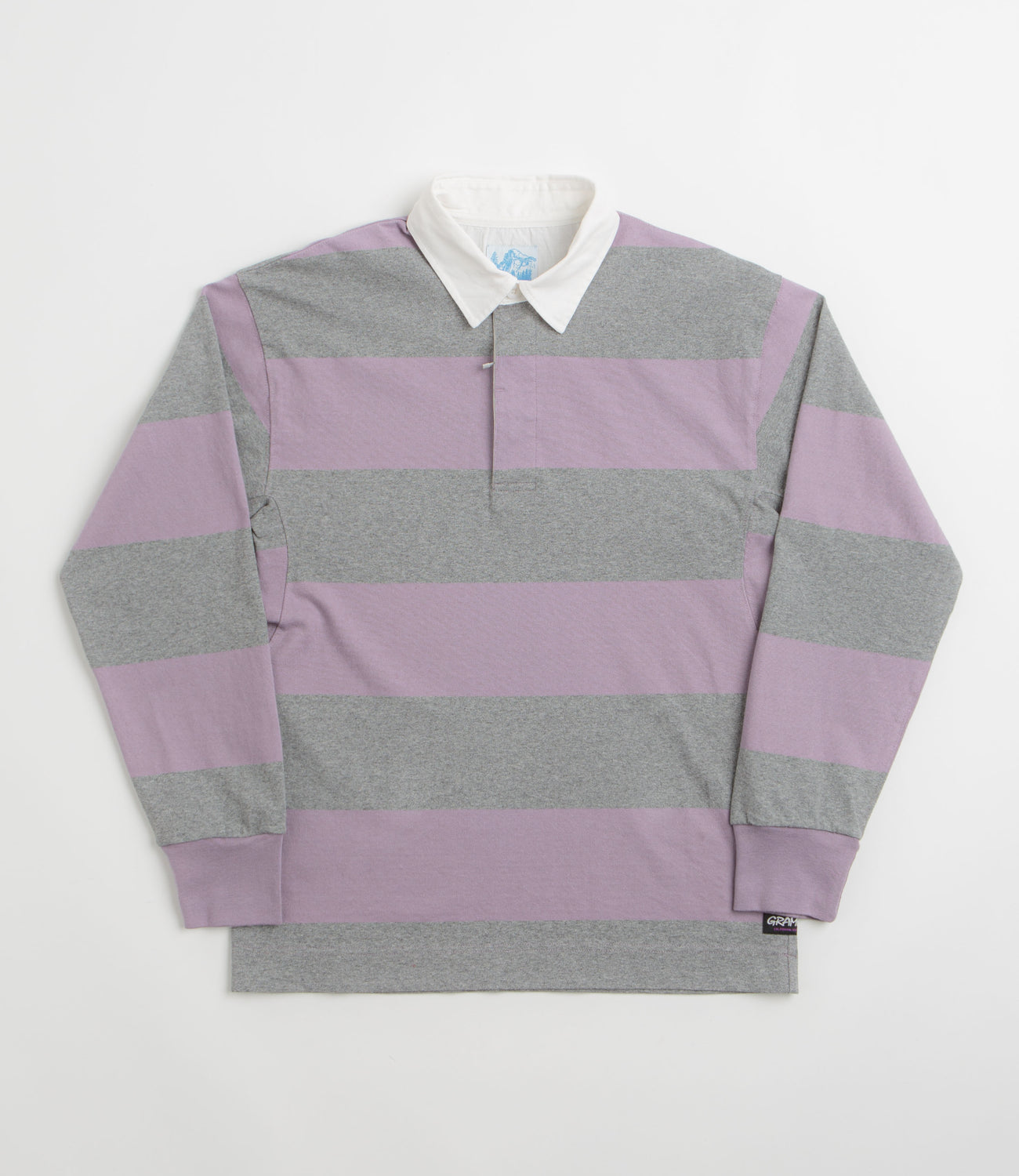 新品 XL Gramicci LANGDON RUGBY SHIRT Gramicci Langdon Rugby Shirt (Heather / Purple)