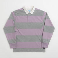 Gramicci Langdon Rugby Shirt in Heather and Purple thumbnail