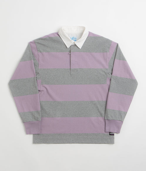 新品 XL Gramicci LANGDON RUGBY SHIRT Gramicci Langdon Rugby Shirt (Olive / Blue)