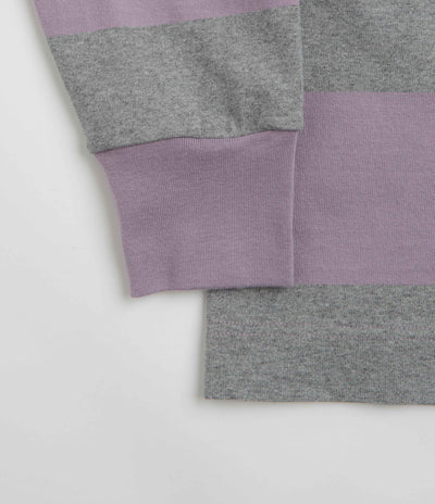 Gramicci Langdon Rugby Shirt in Heather and Purple