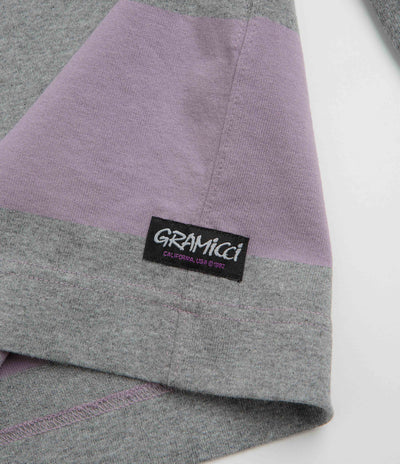 Gramicci Langdon Rugby Shirt in Heather and Purple