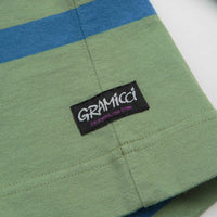 Gramicci Langdon Rugby Shirt in Olive and Blue thumbnail