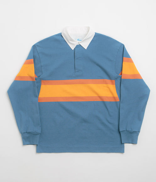 Gramicci Langdon Rugby Shirt - Sky / Apricot