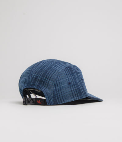 Gramicci Long Bill Cap - Indigo Checkered Plaid