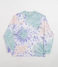 Gramicci Long Sleeve Pocket T-Shirt in Blue Tie Dye