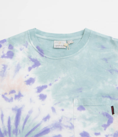 Gramicci Long Sleeve Pocket T-Shirt in Blue Tie Dye
