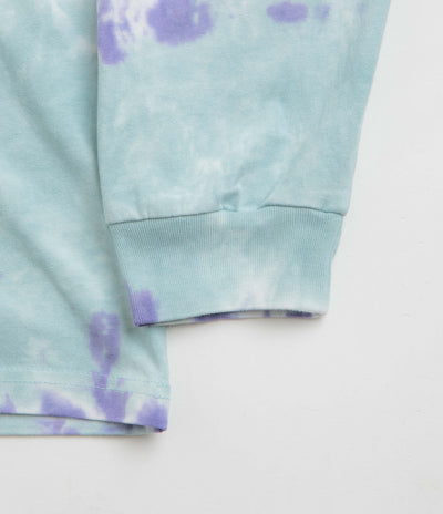 Gramicci Long Sleeve Pocket T-Shirt in Blue Tie Dye