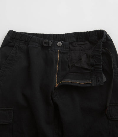 Gramicci Loose Denim Cargo Pants in True Black
