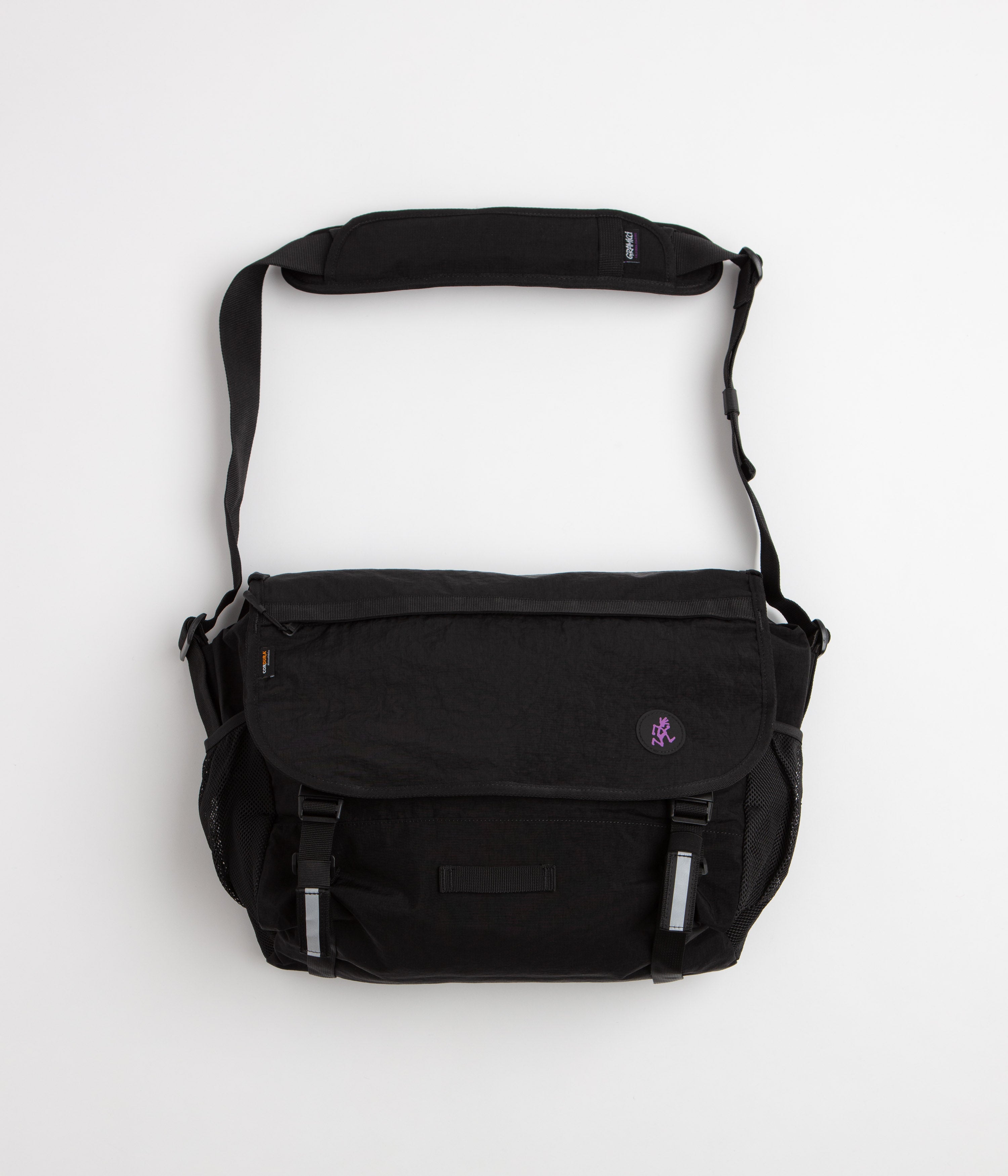 Gramicci Messenger Bag in Black and Black