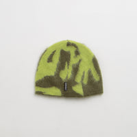 Gramicci Mohair Burly Runningman Beanie in Chartreuse thumbnail