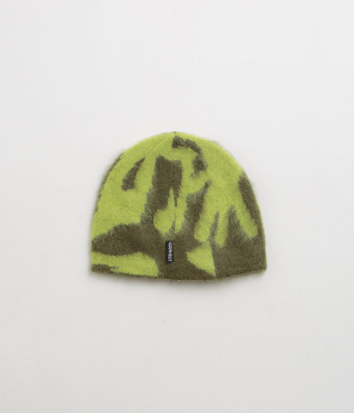 Gramicci Mohair Burly Runningman Beanie - Chartreuse