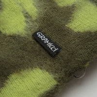 Gramicci Mohair Burly Runningman Beanie in Chartreuse thumbnail