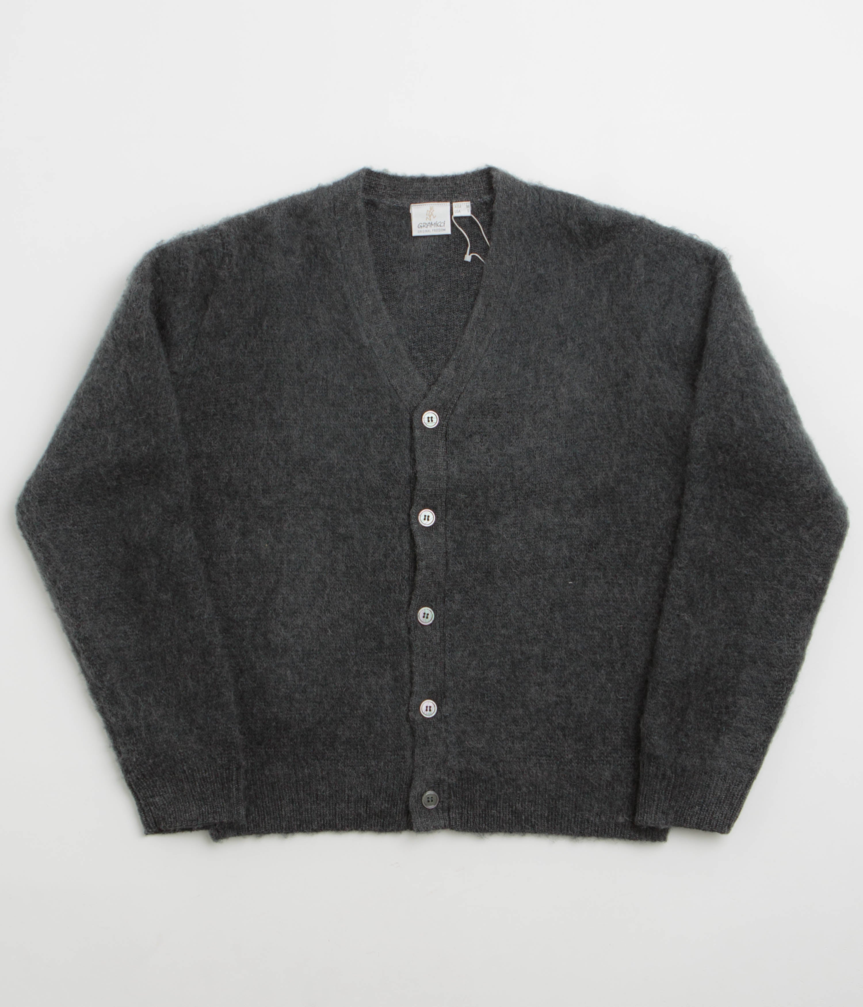 Gramicci Mohair Cardigan in Charcoal