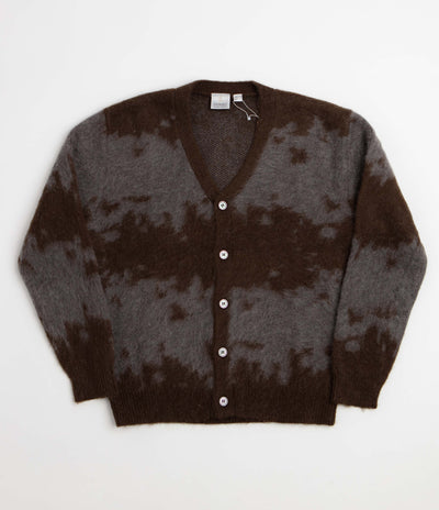 Gramicci Mohair Splatter Cardigan - Slate