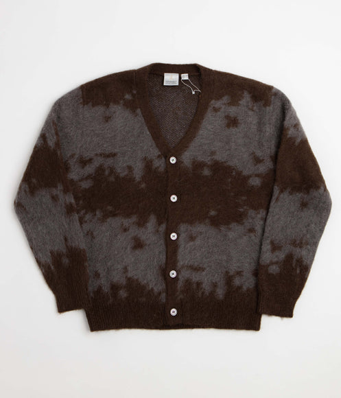 Gramicci Mohair Splatter Cardigan - Slate