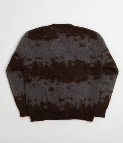 Gramicci Mohair Splatter Cardigan - Slate