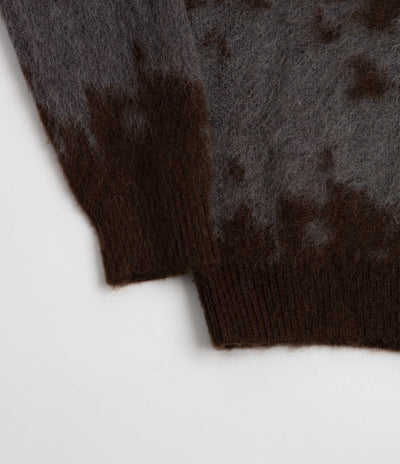 Gramicci Mohair Splatter Cardigan - Slate