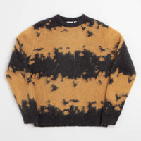 Gramicci Mohair Splatter Crewneck Sweatshirt - Saffron thumbnail