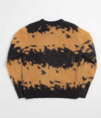 Gramicci Mohair Splatter Crewneck Sweatshirt - Saffron
