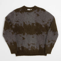 Gramicci Mohair Splatter Crewneck Sweatshirt - Slate thumbnail