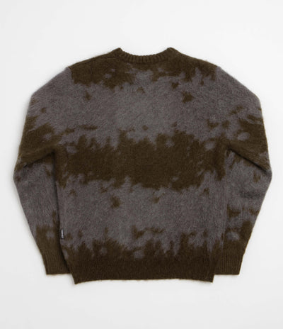 Gramicci Mohair Splatter Crewneck Sweatshirt - Slate
