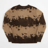 Gramicci Mohair Splatter Crewneck Sweatshirt - Taupe thumbnail