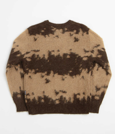 Gramicci Mohair Splatter Crewneck Sweatshirt - Taupe
