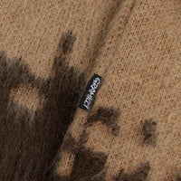 Gramicci Mohair Splatter Crewneck Sweatshirt - Taupe thumbnail
