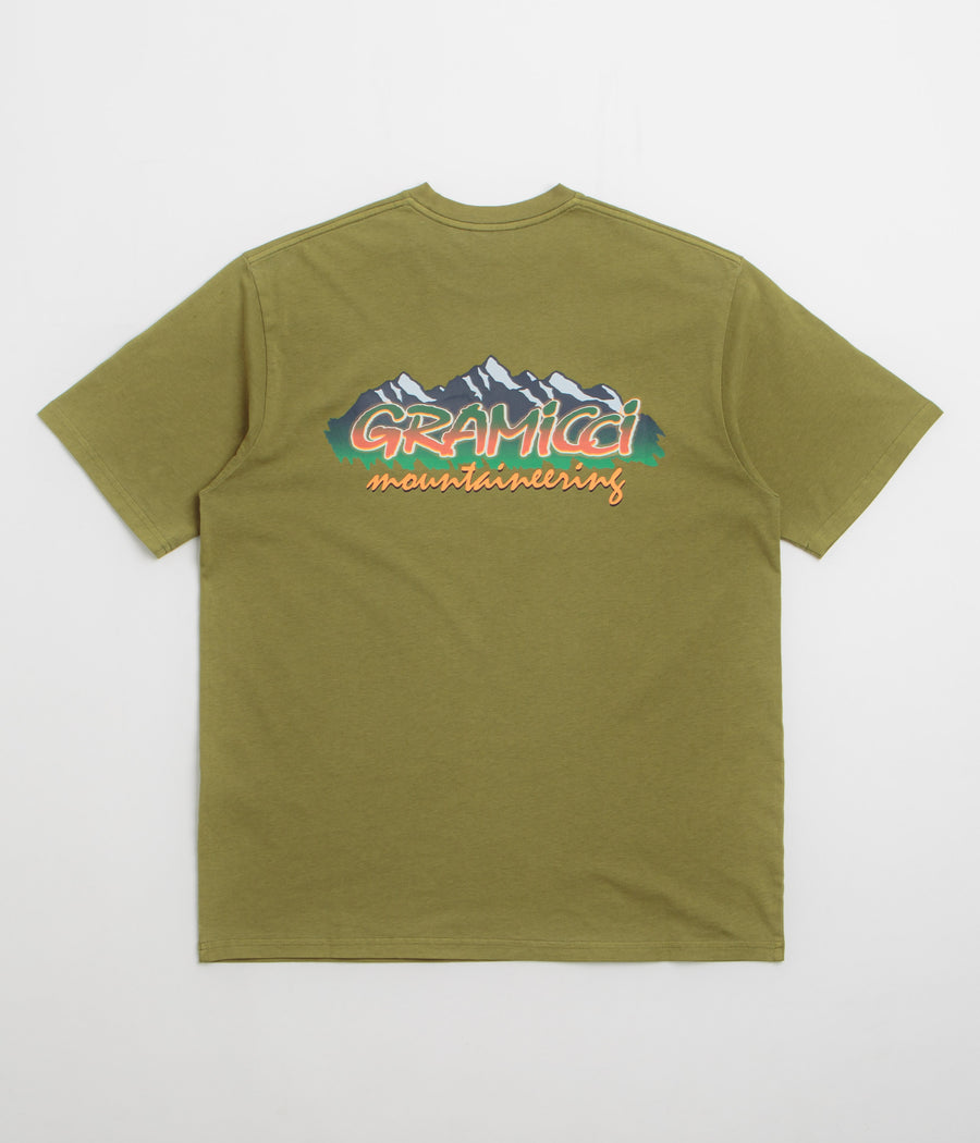 Gramicci Mountaineering T-Shirt in Pistachio Pigment