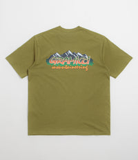 Gramicci Mountaineering T-Shirt in Pistachio Pigment