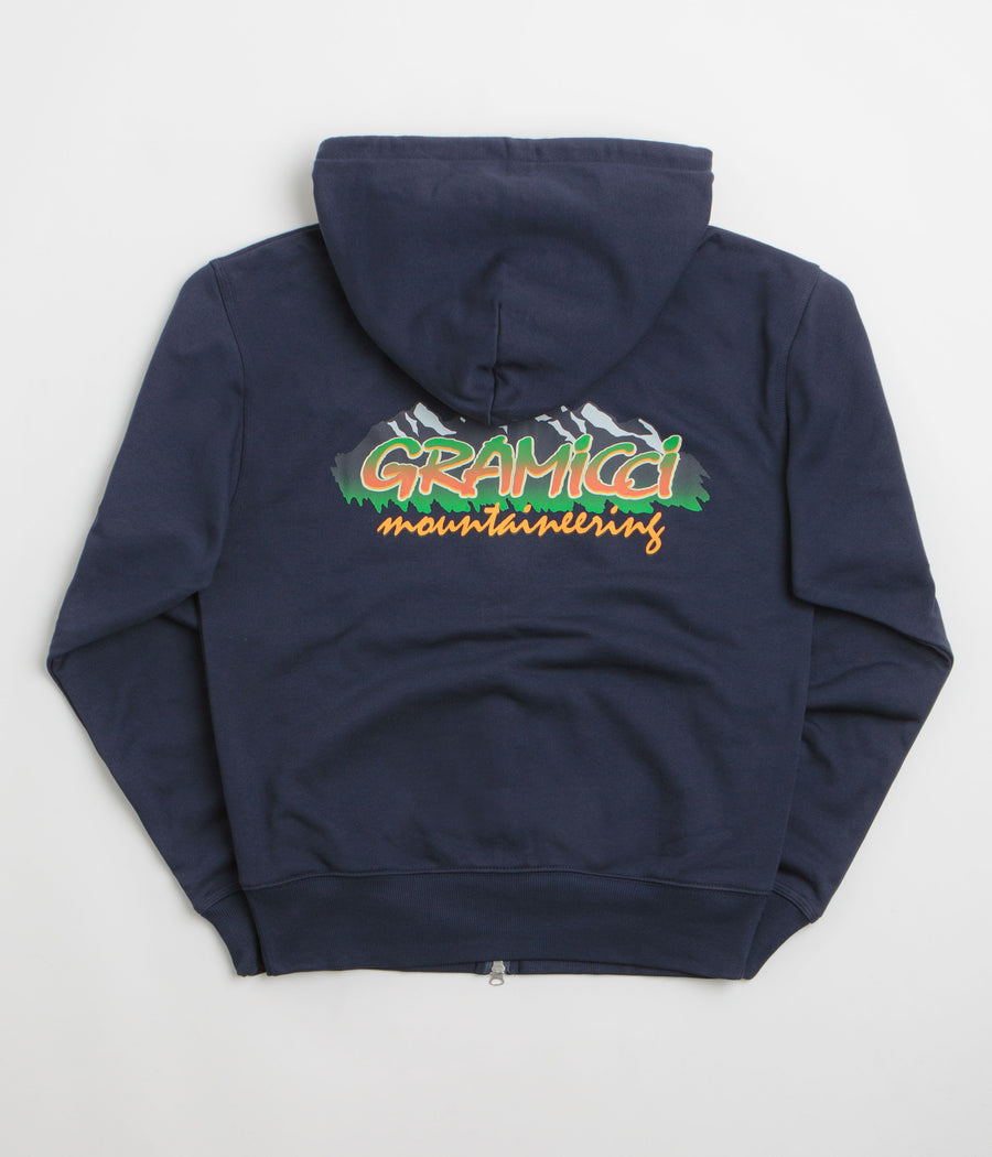 Gramicci Mountaineering Zip Hoodie in Navy