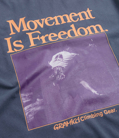 Gramicci Movement T-Shirt - Navy Pigment