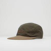 Gramicci Nylon Cap in Deep Olive and Coyote thumbnail
