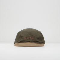Gramicci Nylon Cap in Deep Olive and Coyote thumbnail