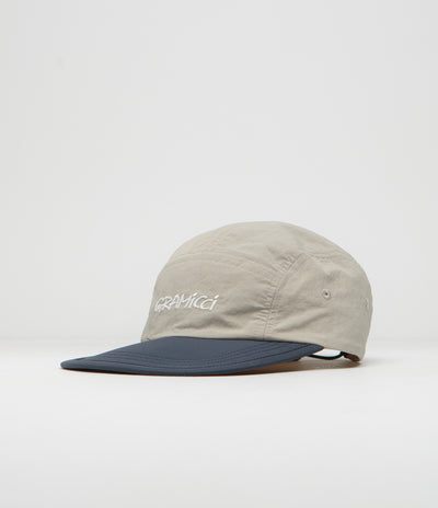Gramicci Nylon Cap in Sand and Navy