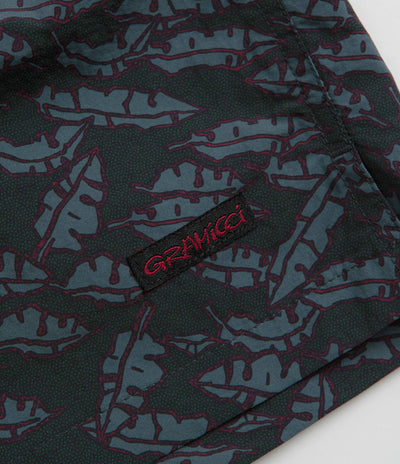 Gramicci Nylon Packable G-Shorts in Navy Leaf