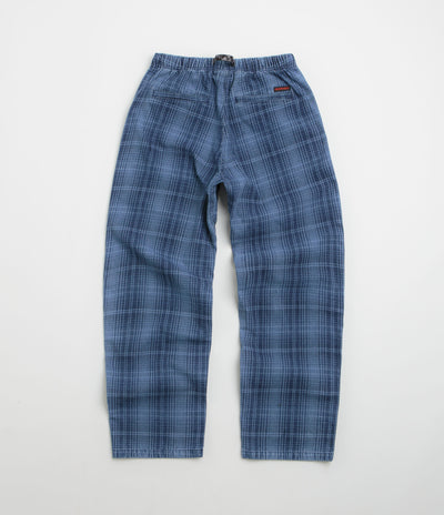 Gramicci O.G. Denim Plaid Pants in Indigo Checkered Plaid
