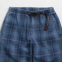 Gramicci O.G. Denim Plaid Pants in Indigo Checkered Plaid thumbnail