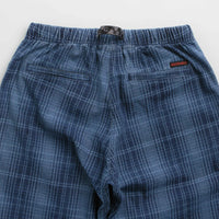 Gramicci O.G. Denim Plaid Pants in Indigo Checkered Plaid thumbnail